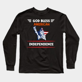 god bless American Independence Long Sleeve T-Shirt